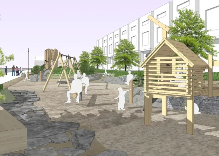 Новая детская площадка появится на Спортивной набережной Владивостока