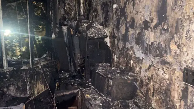 41-летний житель Ачинска поругался с родственником и поджёг его квартиру