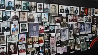 Портреты горняков-фронтовиков Назаровского разреза представили на выставке в городском музее